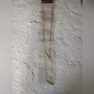 Zad Gold Double Bar Necklace